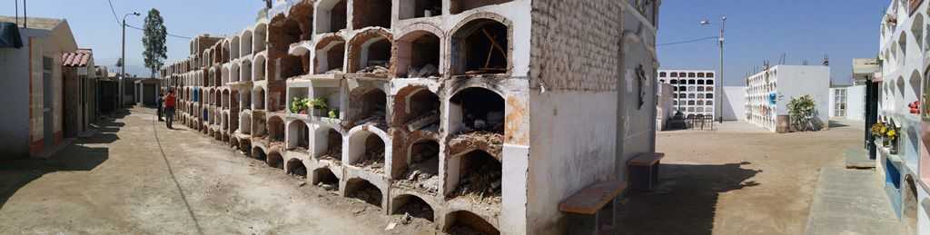 Most of cemetery rebuilt